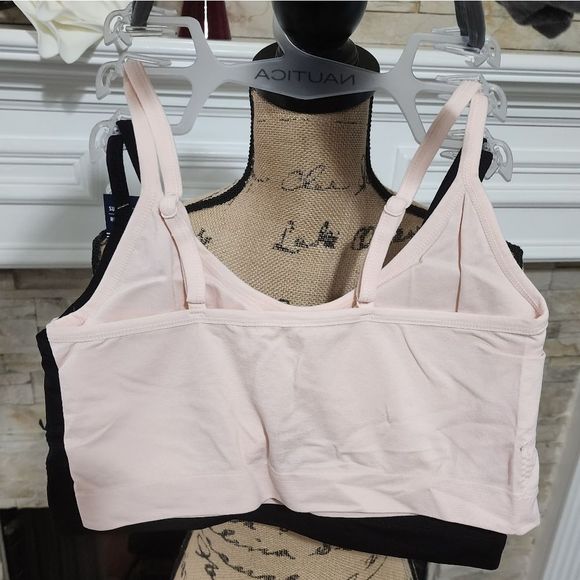 Nautica 3pk super soft active athletic workout lounge bras plus size 2X new!!! - Picture 6 of 8